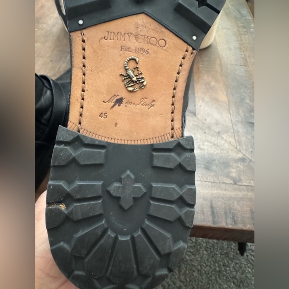 EUC  Jimmy Choo buckle biker or engineer boots main image 5